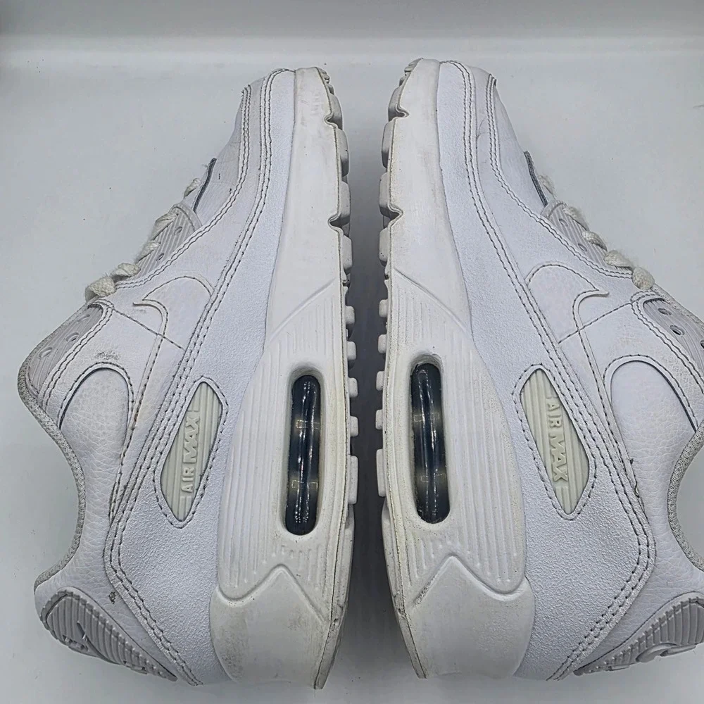Nike Air Max 90 White Metallic Silver HF6358-102 Kids 4Y Womens 5.5 Sneaker